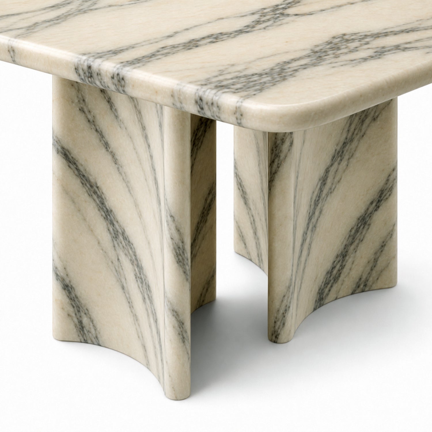 Mesa de Jantar Oia, detalhe dos apoios
