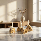 Castiçal Pedra Natural