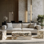 Coffee Table, Side Table and Pedestal Box | Set