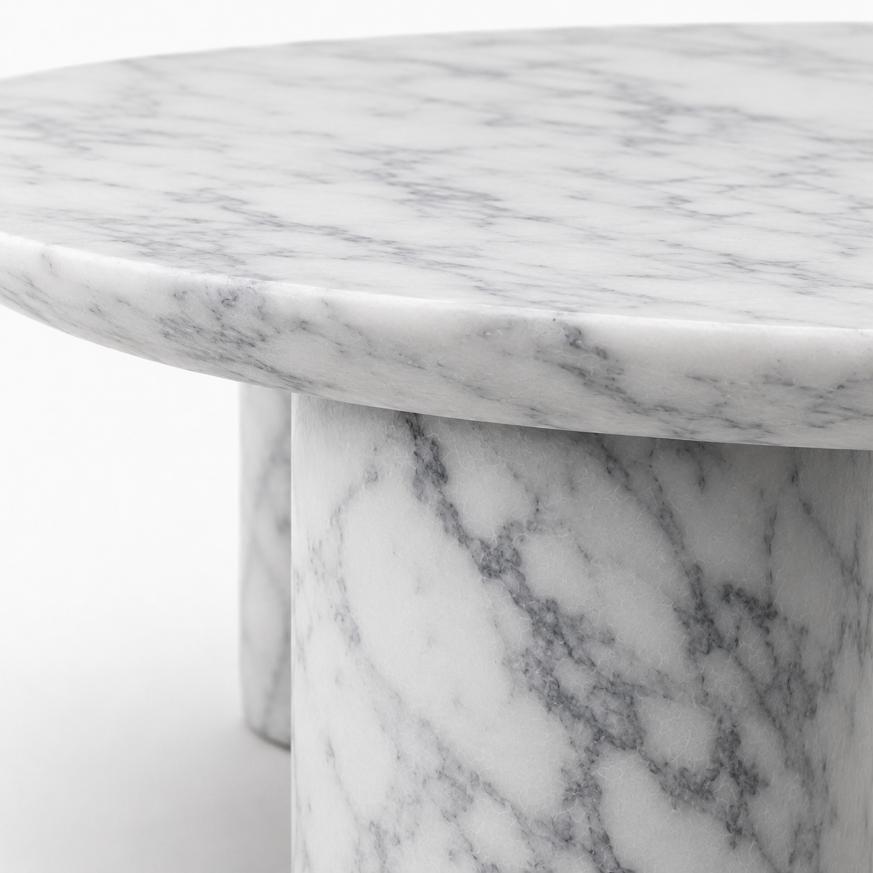 Mesa de Centro Ancara, detalhe do tampo em pedra