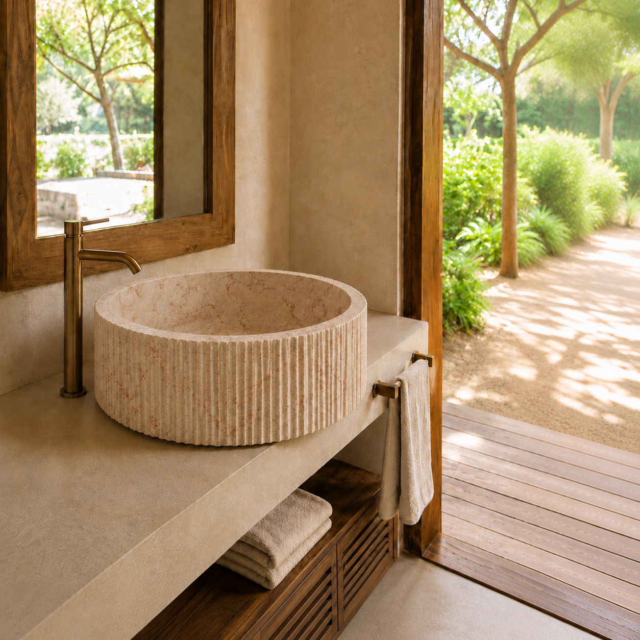 Lavatório Arriba em ambiente / Arriba Washbasin in situ, Olivah