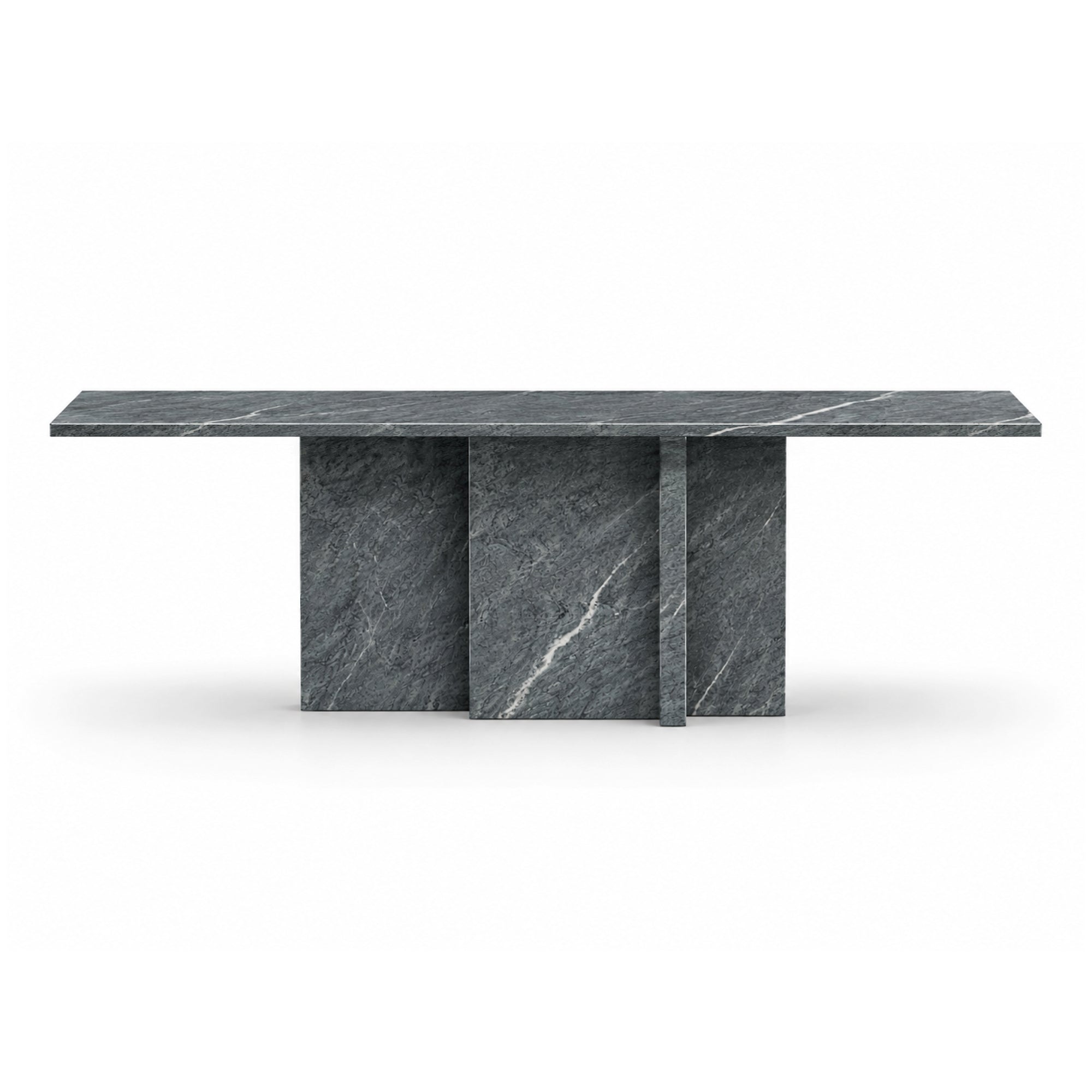 Mesa de Jantar Berlim em pedra natural, vista de estúdio