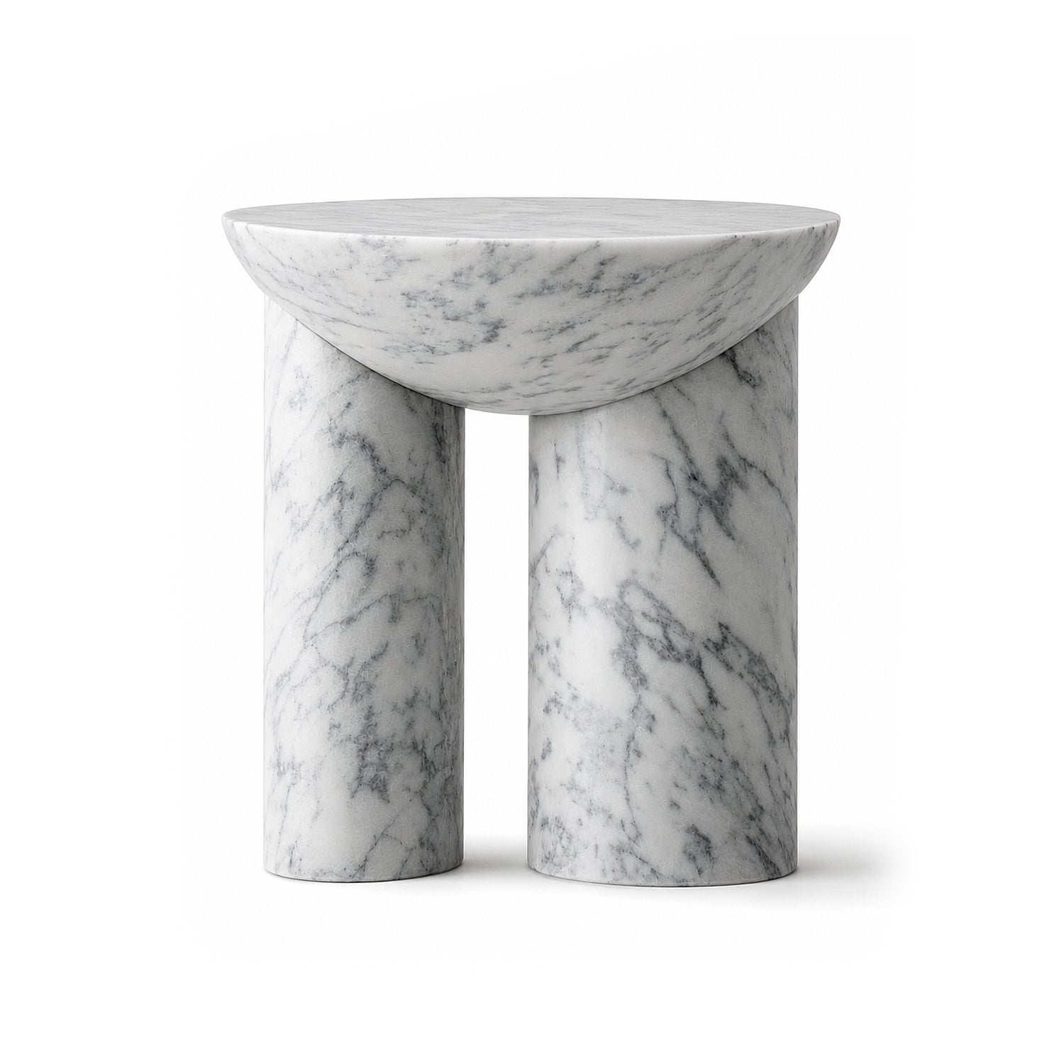 Mesa Lateral Cesme em Pele Tigre