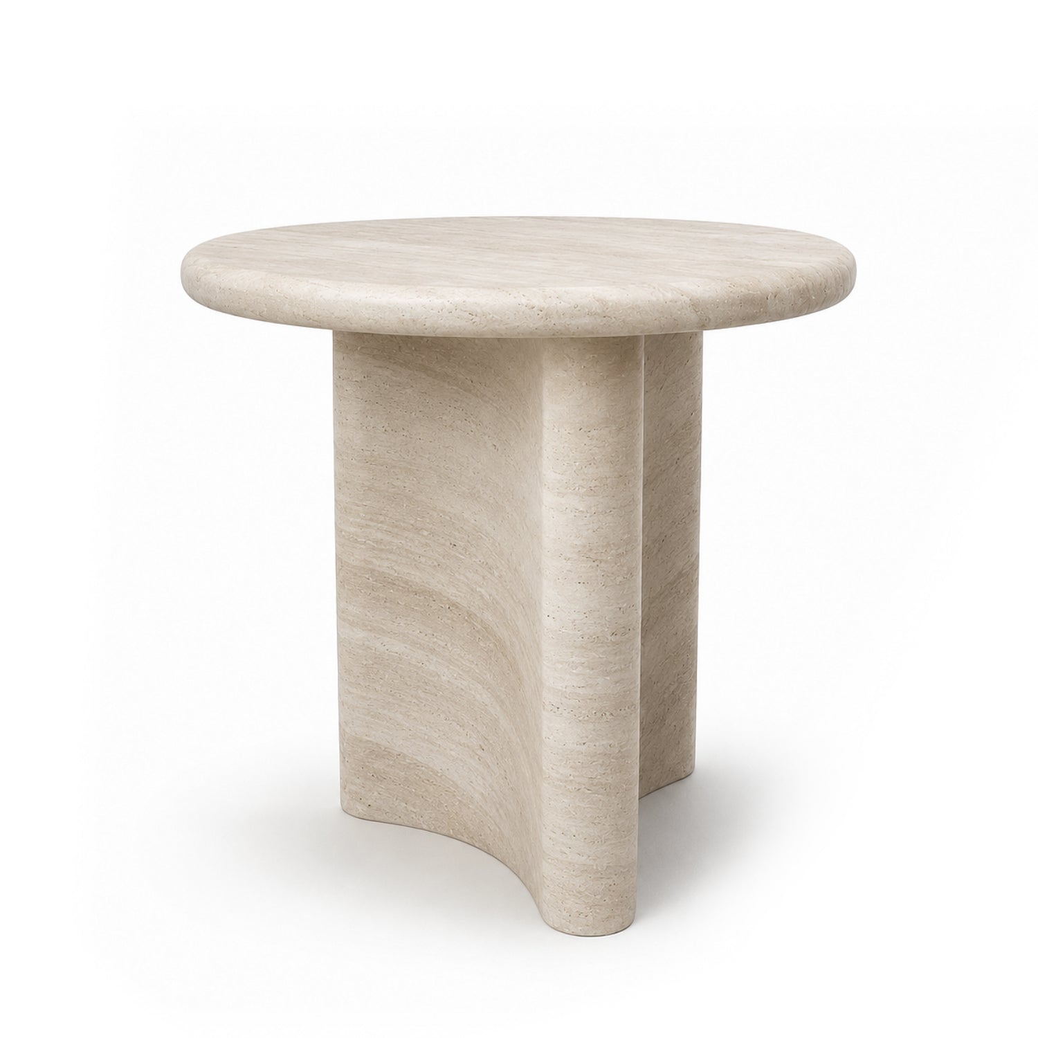 Mesa Lateral Elia em Moca Creme