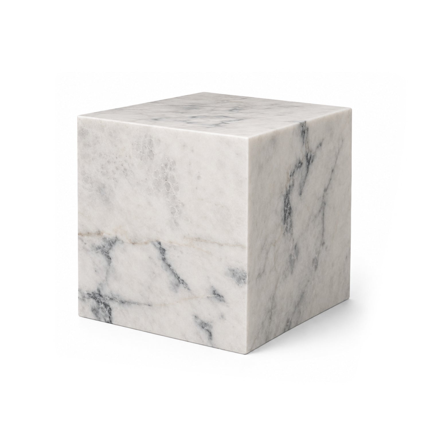 Mesa Lateral Box em Estremoz Branco