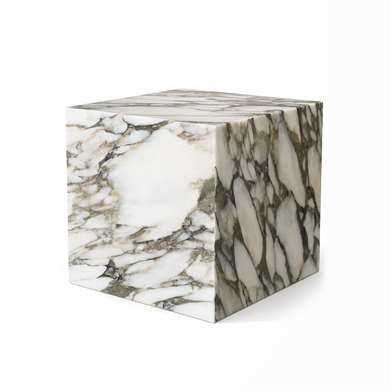Mesa Lateral Box em pedra natural Olivah