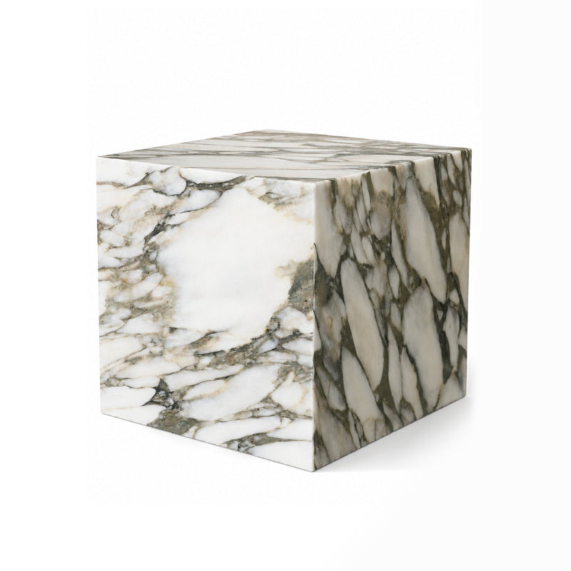 Mesa Lateral Box em pedra natural Olivah
