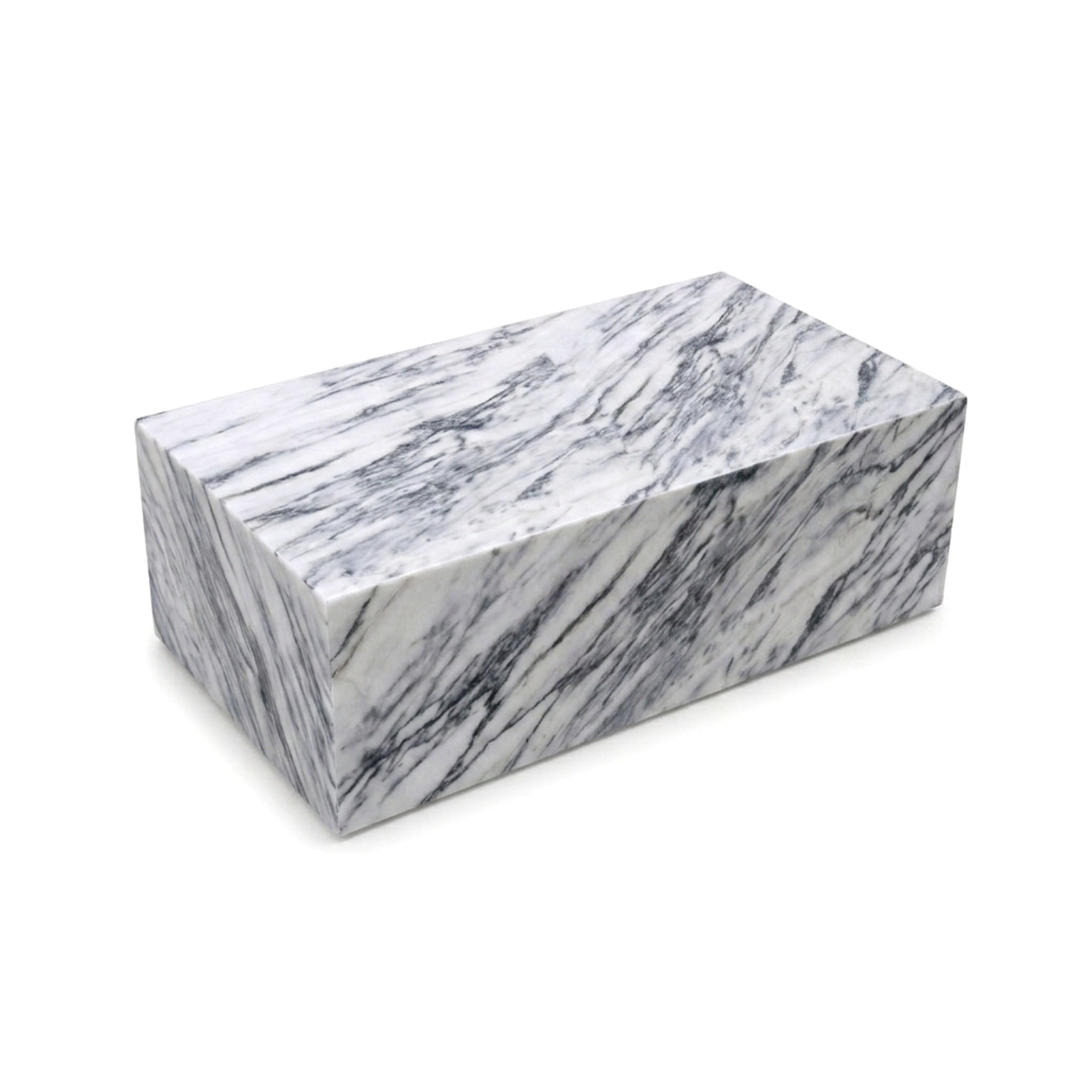 Mesa de Centro Box em Pele Tigre