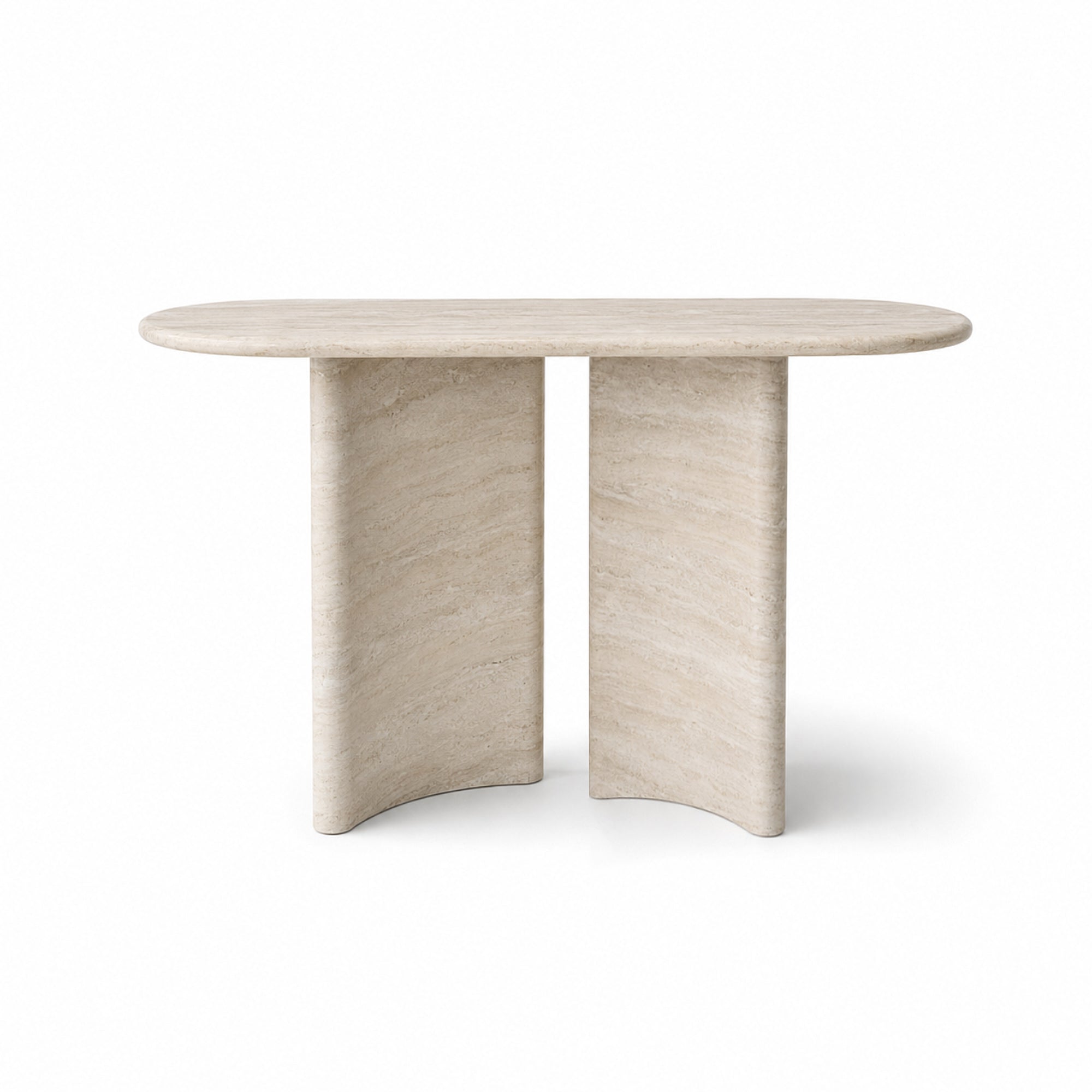 Consola Milos em Moca Creme
