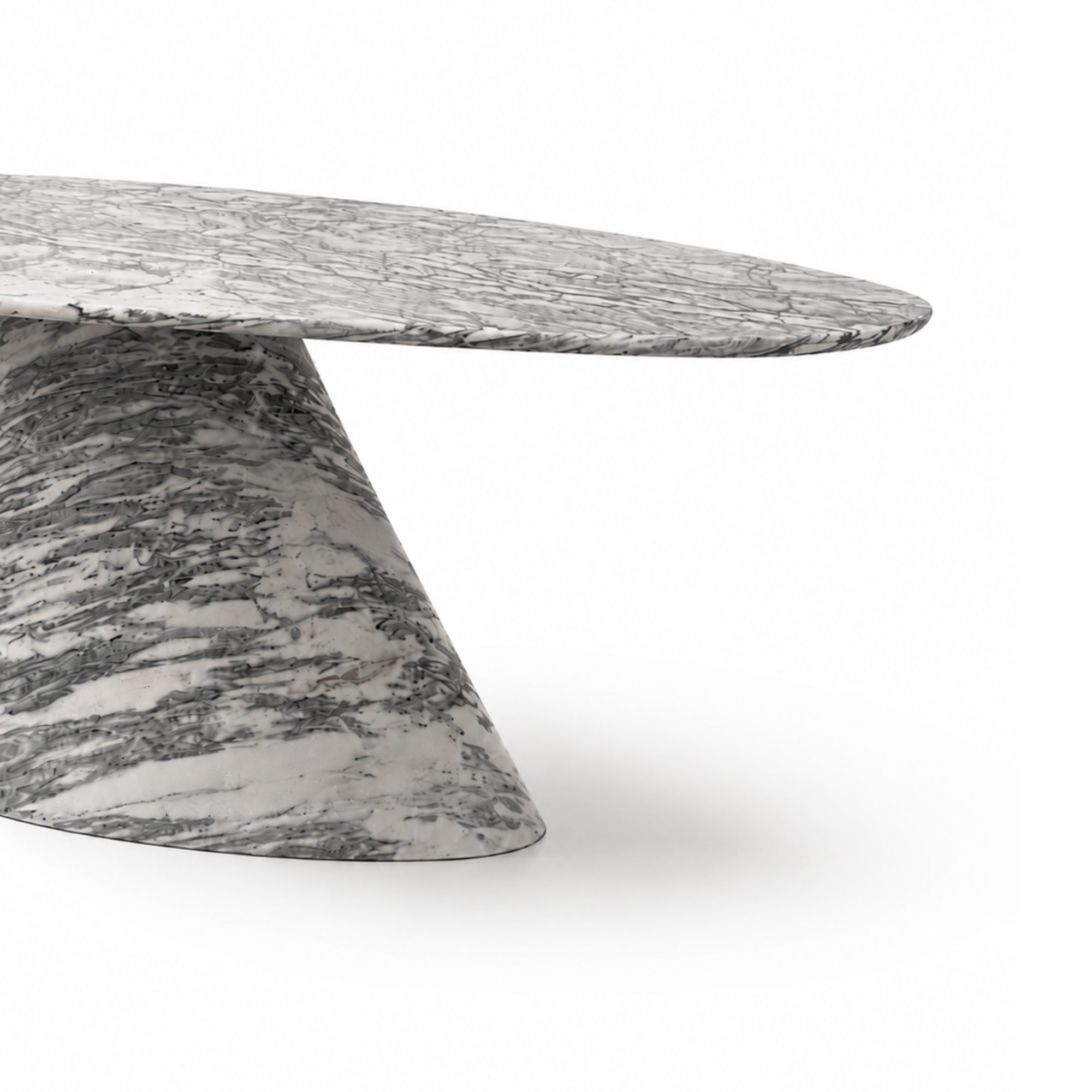 Mesa de Jantar Saquarema, perspetiva do tampo